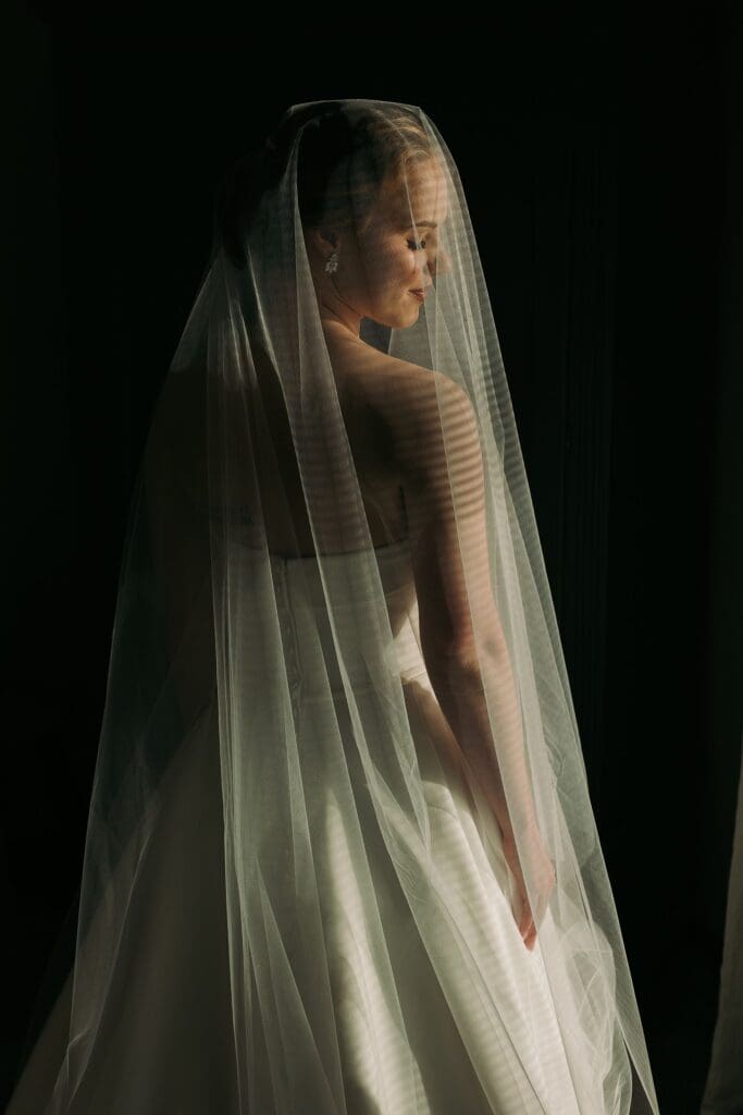 Winter Wedding Sunrise Portraits | Lincoln, Nebraska Editorial Wedding Photographer