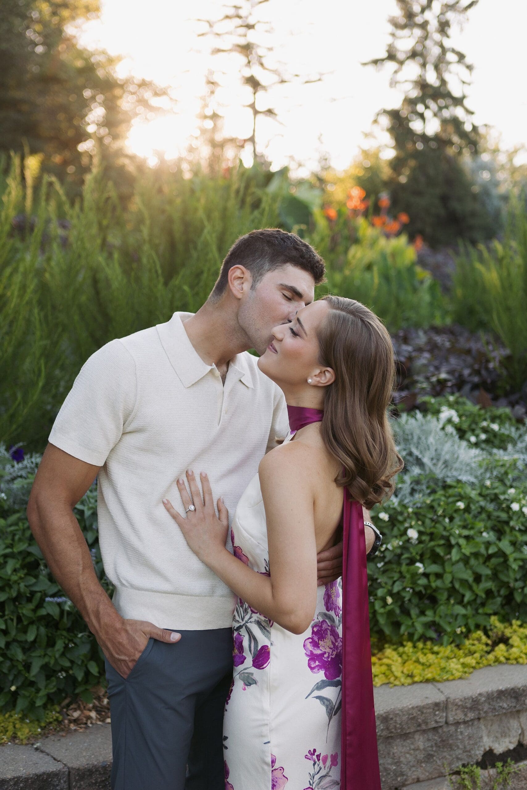 Garden Engagement Session | Editorial Wedding Photographer