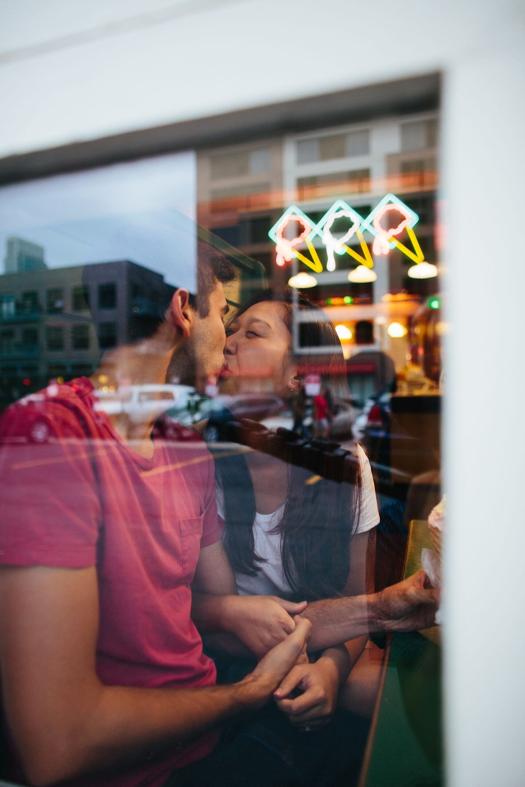 Ted + Wally's Icecream x Engagement Session Omaha, NE Editorial Engagement Photographer Wedding