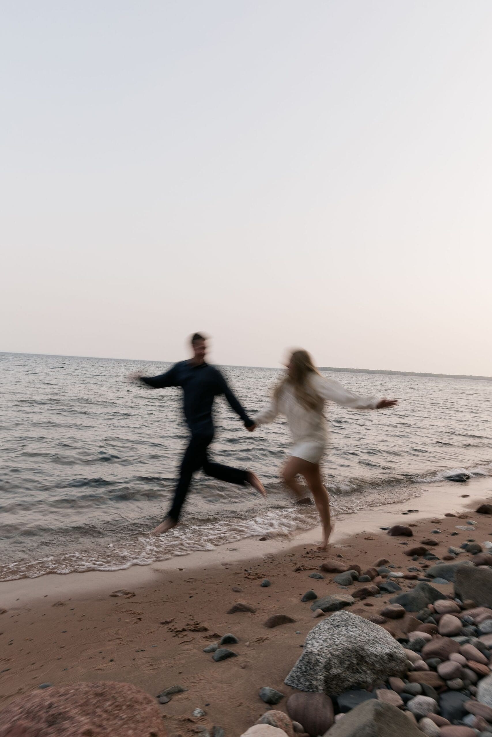 Madeline Island, WI Engagement Session Editorial Wedding Photographer SoiréeSmith Events